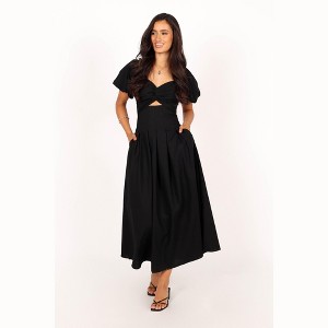 Petal and Pup Maria Puff Sleeve Midi Dresses - 1 of 3
