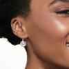 Ross-Simons 13.00 ct. t.w. Round CZ Drop Earrings in Sterling Silver - 2 of 4