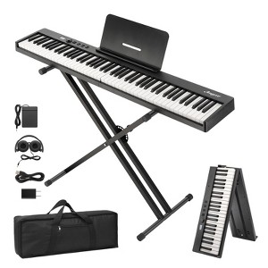 88 Keys Piano Keyboard Set, Electronic Digital Piano with Built-in Speaker Microphone, Portable Keyboard Gift Teaching for Beginners, Electric Piano - 1 of 4