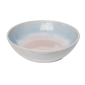 Transpac Ceramic 13 in. Sanctuary Reactive Glaze Bowl - 1 of 2