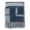 Saro Lifestyle Waffle Weave Reversible Throw Blanket - 2 of 4