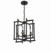 Craftmade Lighting Avante Grand 4 - Light Chandelier in  Flat Black/Satin Brass - 4 of 4