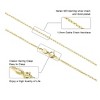 Initial Heart Charms Gold Over Sterling Silver Womens Ginger Lyne Collection - 4 of 4