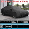 Unique Bargains Stormproof Waterproof Breathable Cae Cover Durable Outdoor Indoor Black - 3 of 4