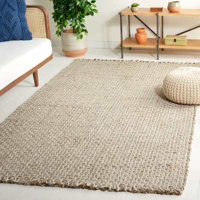 Gray Flat Woven Handmade Wool Area Rug, 5' x 8'
