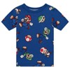 Nintendo Boys Mario Pajamas Set - 2 Piece Short Sleeve Super Mario Pajamas - Short Sleeves and Pants Pajamas Set - 3 of 4