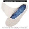 Diabetic Shoes for Women Wide Width Elderly Shoes Adjustable Closure Lightweight Swollen Feet Walking Sneakers - 2 of 4