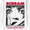 Scream Women With Red Lips Poster Art Crew Neck Long Sleeve White Adult Tee - 2 of 3