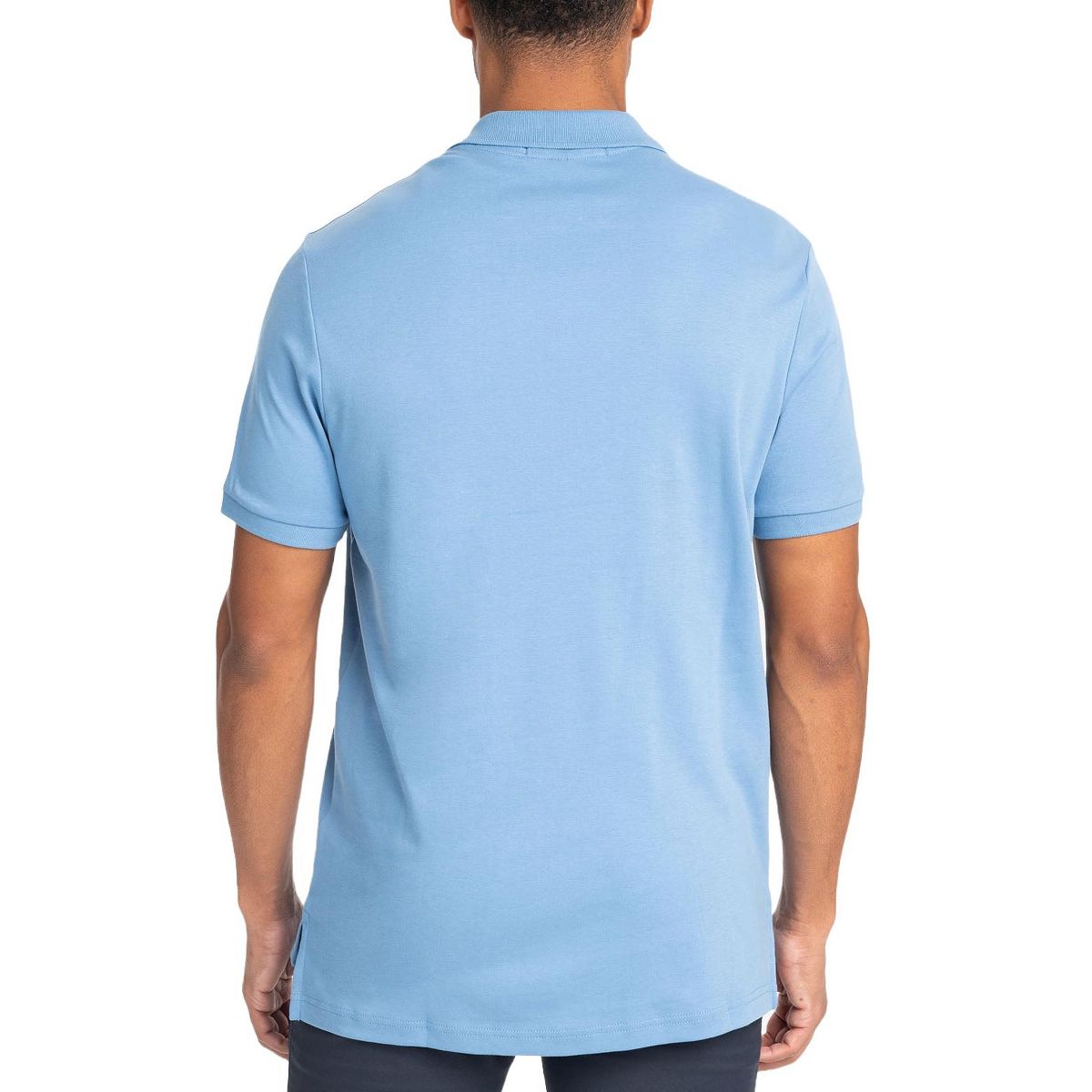 U.S. Polo Assn. Men's Solid Short Sleeve Interlock Polo Shirt, Golf Shirts for Men, Business Casual Polos - thumbnail 6