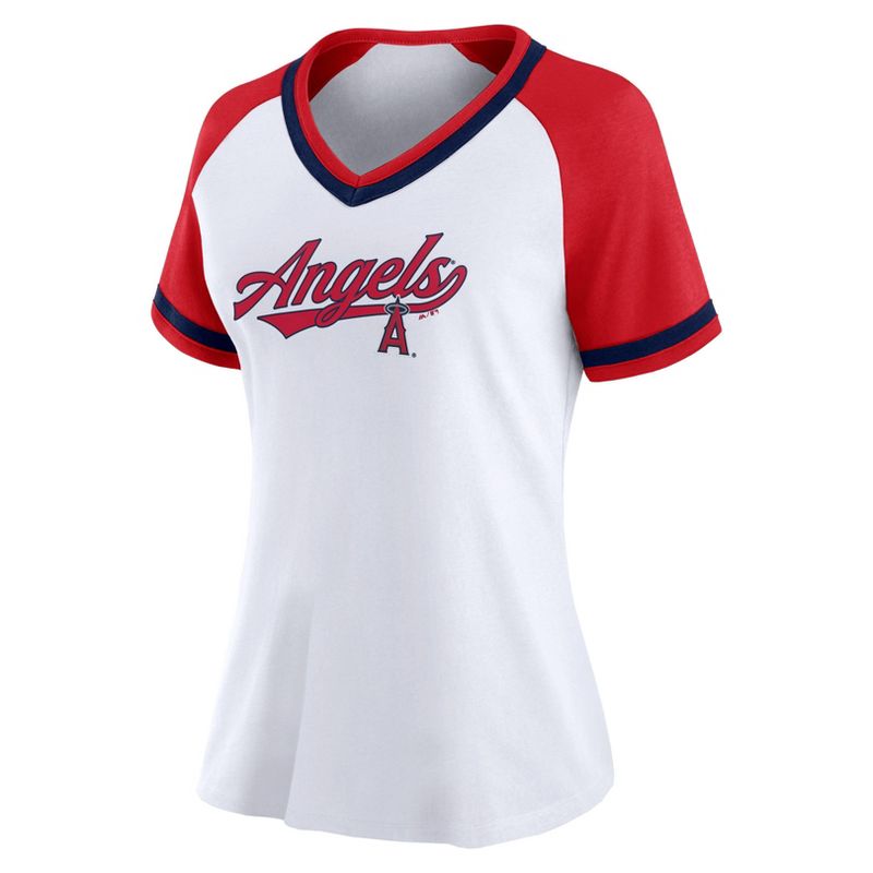 MLB Los Angeles Angels Women&#39;s Jersey T-Shirt, 2 of 4