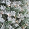 Northlight 4.5' Prelit Artificial Christmas Tree Flocked Winema Pine - Clear Lights - 2 of 4