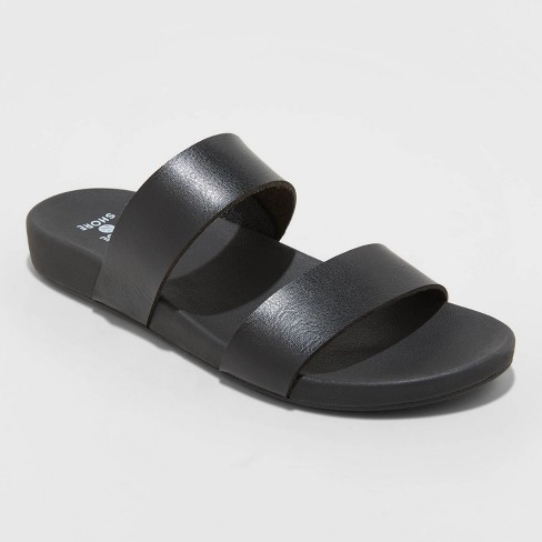 Women's Dedra Two Band Slide Sandals - Shade & Shore™ - image 1 of 3