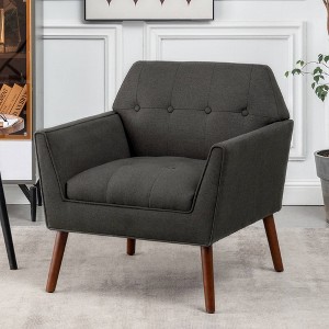Breighton Home Take a Seat Andy Mid Century Modern Accent Lounge Armchair - 1 of 4