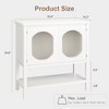 Cabinet Sideboard Buffet - Cupboard Console Table, Wood Coffee Bar, Storage Shelf, Liquor Accent Cabinet for Living Room Dining Room Kitchen Hallway. - 3 of 4