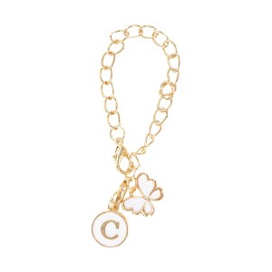 Unique Bargains Butterfly Heart Cup Chain Charm Water Cup Pendant 1 Pc - 1 of 4