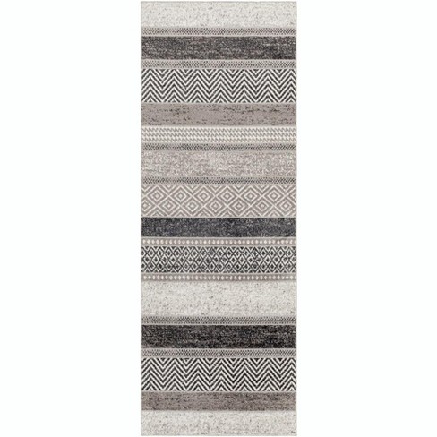 Mark & Day Sandborn Washable Woven Indoor Area Rugs Medium Gray - image 1 of 4