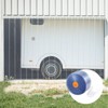 VEVOR Strip Curtain, 75' Length, 8" Width, 0.08" Thickness, Clear Ribbed Plastic Door Strips, PVC Curtain Strip Door Bulk Roll - 2 of 4