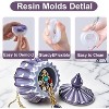 JDICTION Silicone Jar Mold With Lid - Resin Candle Holder, Jewelry Storage Box, DIY Candy Container & Flower Pot Mold For Home Decor Gifts - 4 of 4