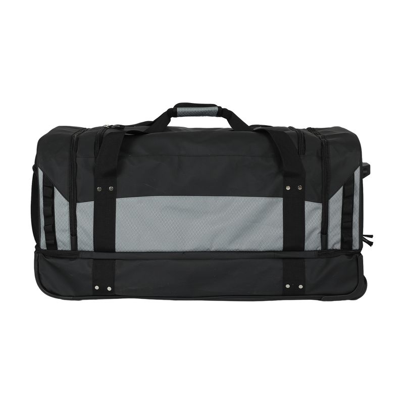 Weatherproof Elevated 30” Black & Gray Wheeled Duffle Bag, 2 of 7