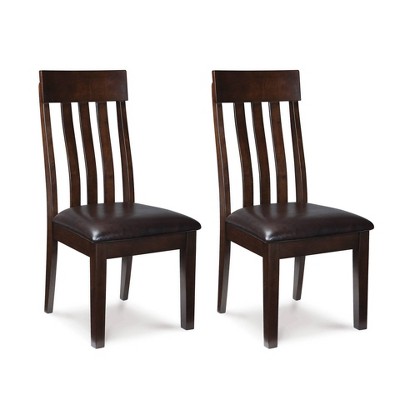 Set of 2 Haddigan Dining Upholstered Side Chair Brown - Signature Design by Ashley