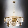 Urban Ambiance Luxury Vintage Indoor Chandelier,  20-1/2''H x 27"W x 27''D,  Gold Ombre Finish, UHP5020 - 4 of 4