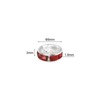Unique Bargains Rhinestone Small Round Bulk Glass Spacer Beads for Jewelry Making 100 Pcs - 2 of 4