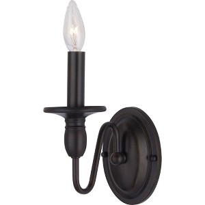 Maxim Lighting Towne 1 - Light Wall Light in  Oil Rubbed Bronze - 1 of 2