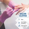 Hand-E Pink Nitrile Gloves, Perfect for Cleaning & Cooking - 200 Pack - 4 of 4
