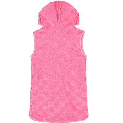 Bluey Little Girls' Sleeveless Printed Hooded Beach Towel Bingo Pink 5-6 — фото 2