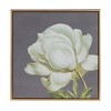 A&B Home 20"x20" Set of 4 Blooming Florals Framed Wall Arts Gold: Transitional Style, Abstract Mixed Media, Includes Mounting Hardware - 4 of 4