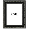 PosterPalooza | Photo Size Antique Black Picture Frame - UV Acrylic, Foam Board Backing, Hanging Hardware - 2 of 4