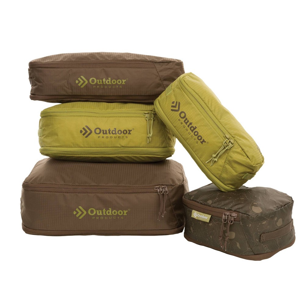 Photos - Travel Accessory Outdoor Products Expandable Travel Cubes - Olive