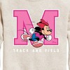 Boys' - Disney - Minnie Track And Field Graphic Long Sleeve Fleece Sweatshirt - 2 of 4