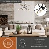 VAXCEL Gresham 10 Light Gold Brass and Black Mid-Century Modern Chandelier Adjustable Arms - 2 of 4