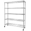 Karl Home 59.06in. W Steel Shelving Unit with Wheels - 2 of 4