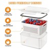 LunaLulinlk 5 Pack Fruit Storage Containers for Fridge, 5 in 1 Leakproof Fridge Organizer Bins for Salad Berry Lettuce Vegetables Meat Keeper Fresh - 4 of 4