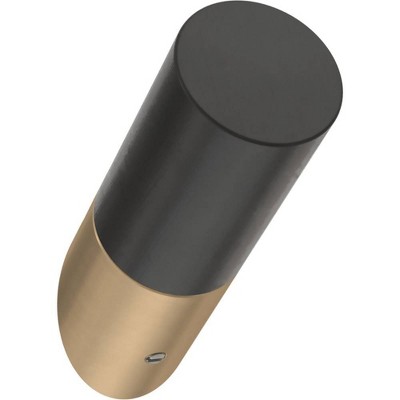 Franklin Brass 5pk 2.25" Modern Slant Decorative Hooks Bronze/Black