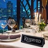 Reserved Table Signs, 6pcs Acrylic Reserved Signs for Wedding, Hotel Restaurant Reserved Table Signs Reminder Sign for Wedding Birthday Party - 2 of 4