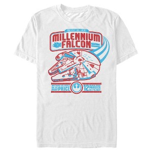 Men's Star Wars Millennium Falcon 1Parsec Guarantee T-Shirt - 1 of 4