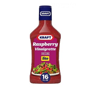 Kraft Raspberry Vinaigrette Lite Salad Dressing, 16 fl oz Bottle (Pack of 2) - 1 of 3