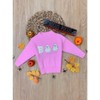 Pink Boo Ghost Halloween Sweater Mia Belle Girls - 4 of 4