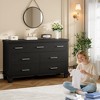 Dresser for Bedroom with 7 Drawers, Modern Chest of Drawers Closet with Metal Handle, Wooden Dresser Organizer - 3 of 4