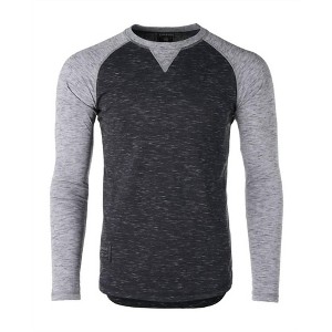 Men's 's Baseball Retro Contrast Long Sleeve Raglan T-shirt - ZIMEGO - 1 of 3