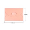 Unique Bargains Mini Pearlescent Paper Heart Shaped Clasp Envelopes 12 Pcs - 2 of 4