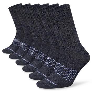 Men's Moisture Control Athletic Crew Socks 6 Pack - Mio Marino