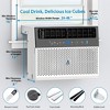 8000 BTU Window Air Conditioner U-Shaped, Window ac Air Units U Shaped Cools Up to 350 sq. ft. - 3 of 4
