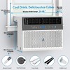 6000 BTU Window Air Conditioner U-Shaped, Window ac Air Units U Shaped Cools Up to 250 sq. ft. - image 2 of 4