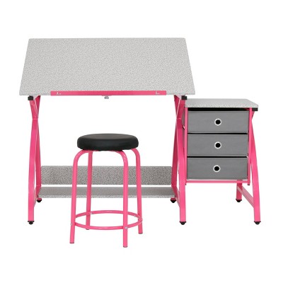 Comet Plus Drawing Table and Stool Set - studio designs