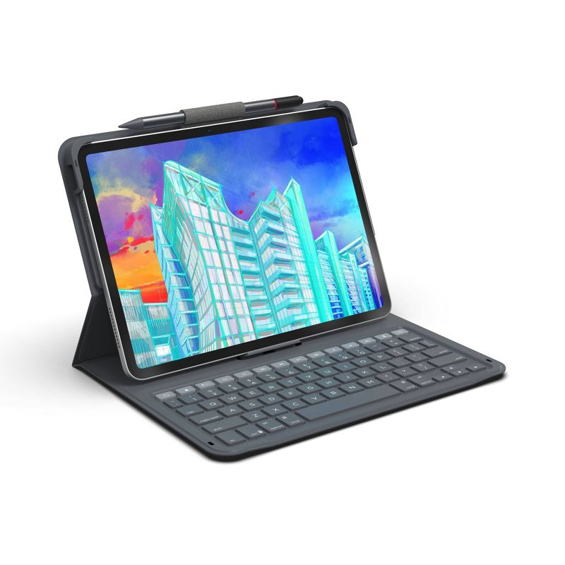 ZAGG Keyboard Messenger Folio 2 - Apple iPad 10.2/10.5 - Charcoal, 2 of 7