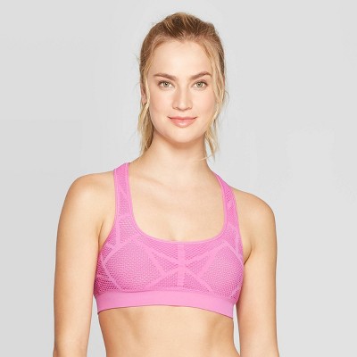 seamless padded sports bra